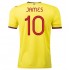 Camisola Colômbia James 10 Equipamento Primeiro 2020-2021 Manga Curta